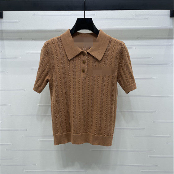 2025早秋新款翻领镂空螺纹刺绣字母气质时髦百搭针织衫,女装/女士精品,毛针织衫,淘宝优惠券,粉丝福利购,淘宝优惠卷