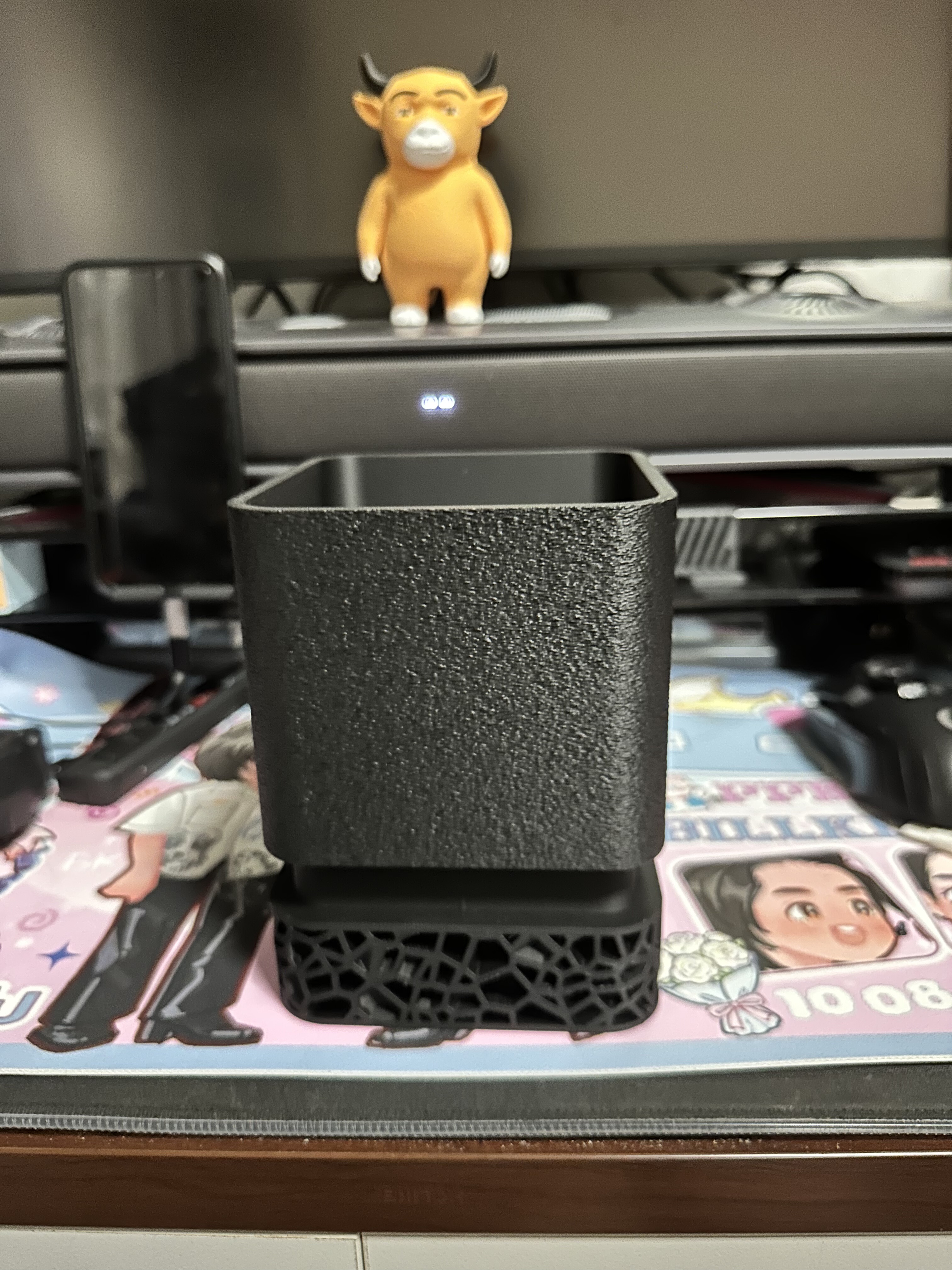 3D打印双层透气花盆蝴蝶兰花专用沃罗诺伊镂空控根防烂根桌面套盆