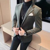 老款继续做23569-P160西装外套男单排扣西服平绒休闲纯色单西，男装西服套装，电商B333