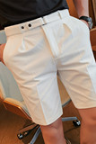XD940-P58-夏季新款短裤男士五分裤休闲西裤纯色百搭中裤白色，男装牛仔裤，电商B333