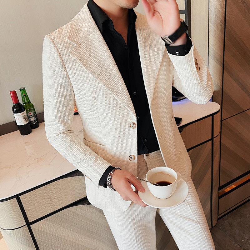 XF1033-P155西服男士秋季修身潮流休闲小西装外套上衣,男装西服套装,电商B333