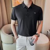 2523-P78短袖POLO衫男士下架新款冰丝翻领体恤，男装Polo衫，电商B333