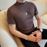T2606-P33短袖体恤男士春夏新款小中领半袖T恤打底衫，男装T恤，电商B333