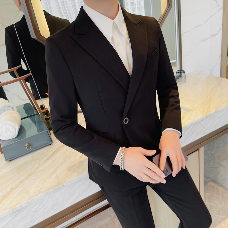 TZ23595-P275西服两件套男士礼服商务休闲西装套装,男装西服,电商B333