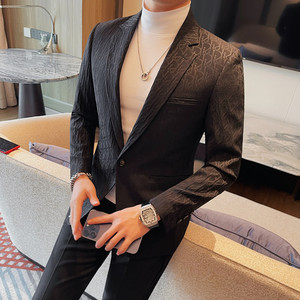 XF1051-P175 西装外套男士一粒单排扣西服 双开叉商务休闲时尚图片