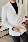 XF023-P155西服外套男士潮流休闲纯色帅气小西装外套，男装西服套装，电商B333