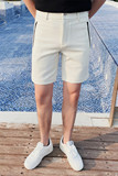 XK026-P75五分裤男士夏季短裤休闲裤口袋拉链潮流百搭直筒裤子，男装牛仔裤，电商B333