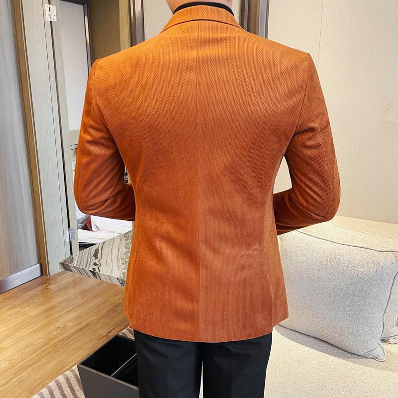 X6160-P208灯芯绒西装外套男士秋冬新款高品质西服,男装西服套装,电商B333