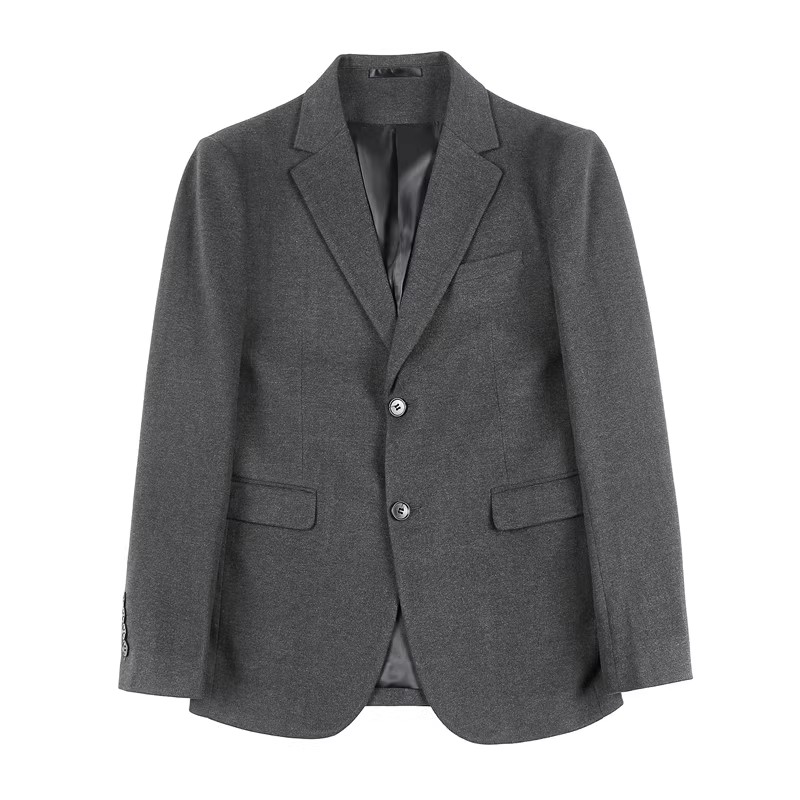 老款继续做X20221-P155呢子西装男士纯色西服外套修身休闲单西,男装西服套装,电商B333