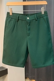 DK2210-P58-华夫格短裤男士夏季新款五分裤纯色薄款休闲西裤墨绿，男装西裤，电商B333