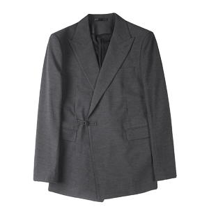23601-P155 单排扣西装外套男士纯色百搭商务休闲西服上衣图片