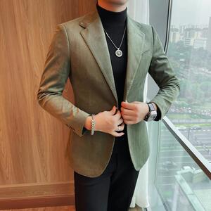 X6160-P208 灯芯绒西装外套男士秋冬新款高品质西服图片