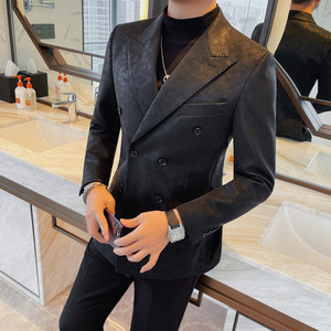 XF6125-P225 西装外套男士西服上衣修身秋冬季帅气商务休闲西装图片