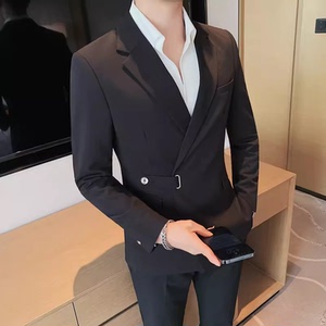 老款继续做23526-P145 西装外套男士秋冬新款单排扣西服纯色商务图片
