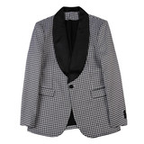 23587-P145西装外套男士休闲修身格子西服一粒单排扣，男装西服套装，电商B333