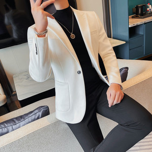 XF1065-P155 麂皮绒西装男士秋冬新款商务时尚简约小西装外套，男装西服套装，电商B333