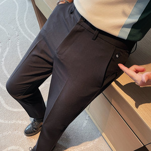 AD15-P78 男士九分裤夏季休闲裤小脚裤修身潮流薄款9分裤，男装休闲裤，电商B333