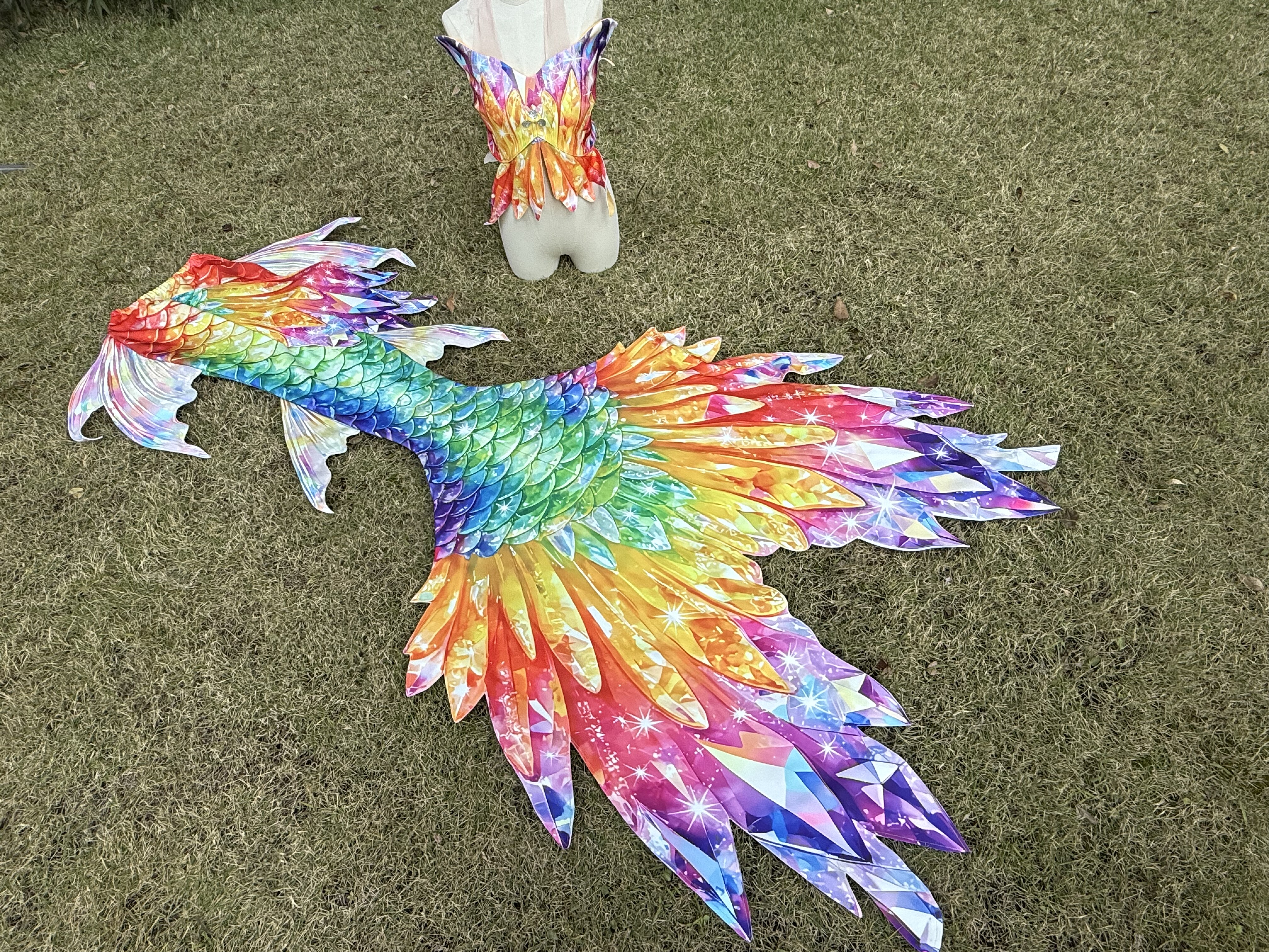 芸儿彩虹冰川梦幻鱼尾套装梦幻公主海洋馆拍摄花絮大尾巴潜水泳衣,户外/登山/野营/旅行用品,潜水服,淘宝优惠券,粉丝福利购,淘宝优惠卷