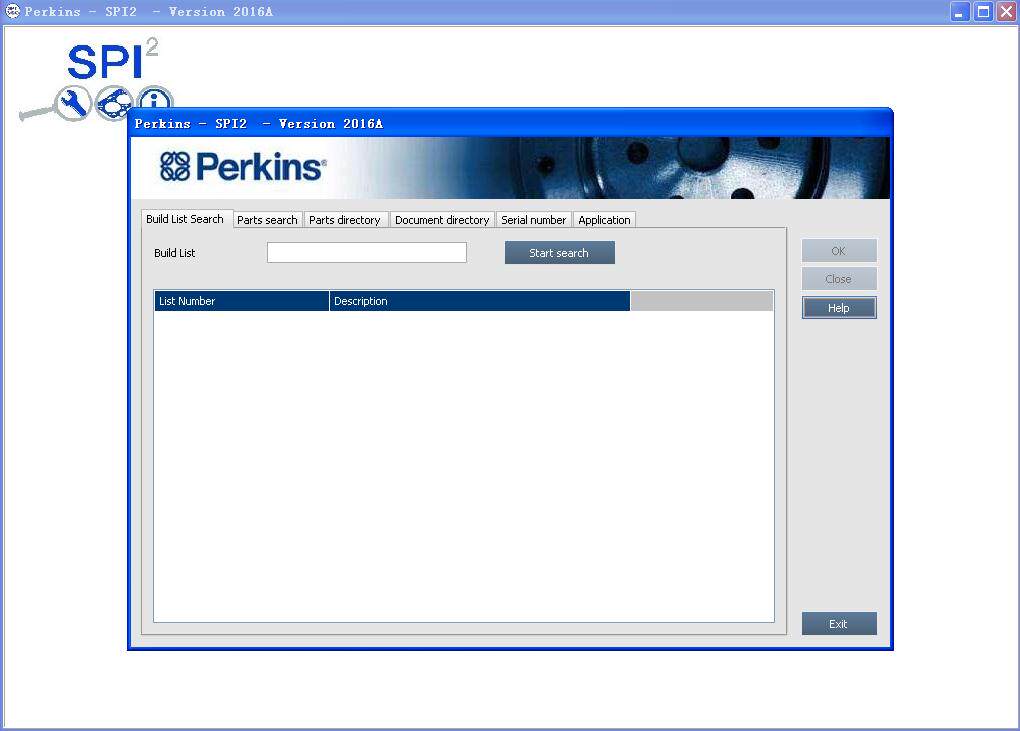 帕金斯发动机配件维修目录 Perkins SPI2 2018A