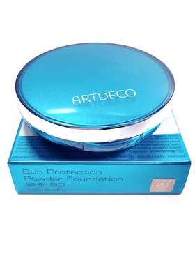 ARTDECO雅蔻德国进口干湿两用粉饼防水防汗控油保湿持久定妆正品