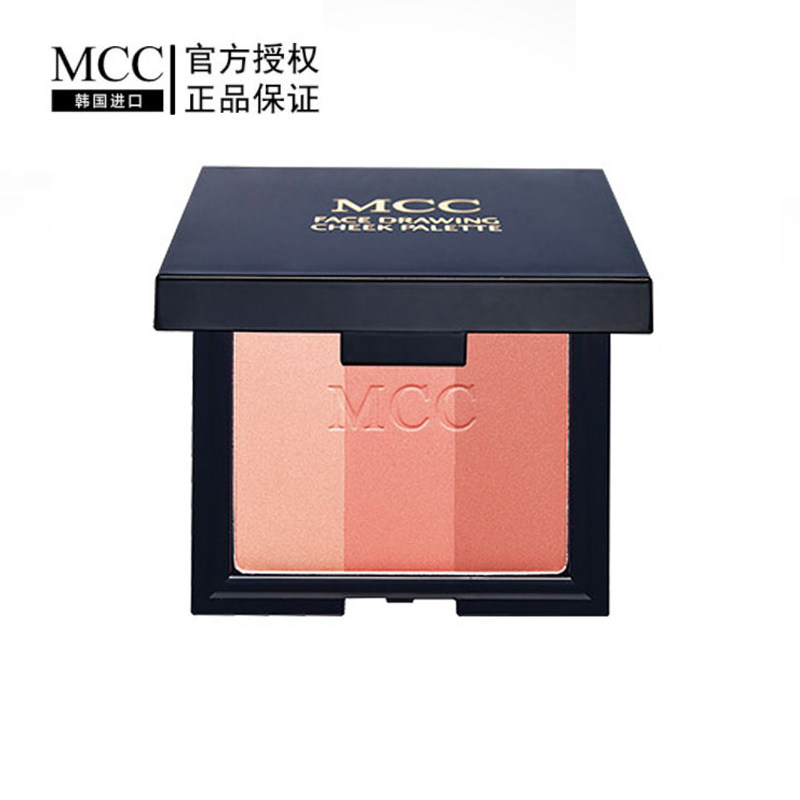 MCC彩妆官方旗舰韩国进口三色星闪修颜腮红胭脂自然持久修饰高光
