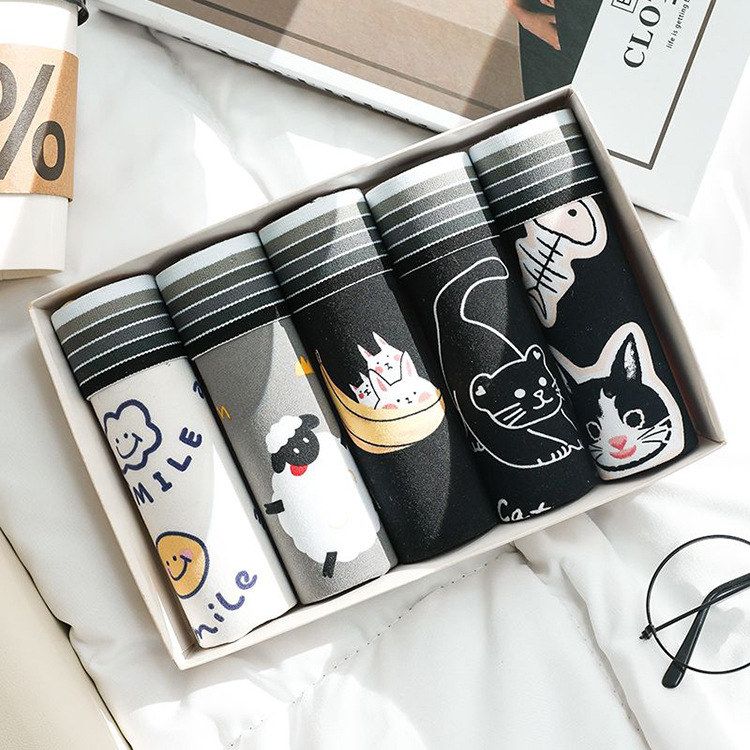 潮内裤批发秋冬初中四角青少年