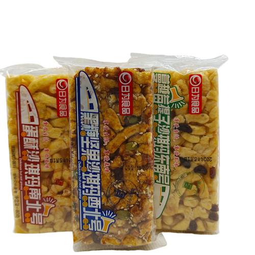 日为食品黑糖坚果沙琪玛蛋酥蔓越莓提子80克松软充饥休闲零食