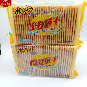 美嘉思梳打饼干200g咸味办公室零食下午茶点心