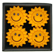 太阳花 减震器（一盒子4个装） 允明网球拍子避震器 SHOCK TRAP