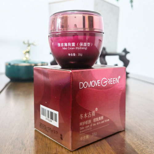 冬木古雨保湿清凉薄荷霜保湿35g