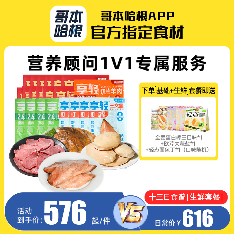 哥本哈根APP官方13天食谱食材生鲜套餐羊肉三文鱼牛排鸡胸肉 水产肉类/新鲜蔬果/熟食 牛排 原图主图