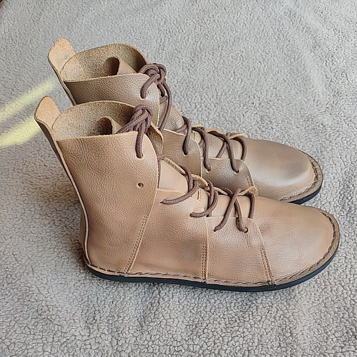 外贸原单女鞋2025新款时尚做旧擦色休闲鞋女平底系带马丁靴小脏鞋,女鞋,马丁靴,淘宝优惠券,粉丝福利购,淘宝优惠卷