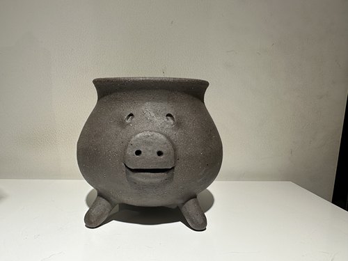 第六批小猪猪水洗水盂 陶土烧制 表面粗糙随机发货随机发货朋友们