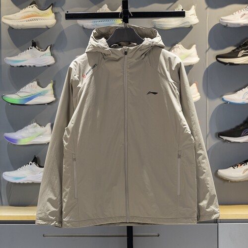 李宁男子常规锦纶短棉服
