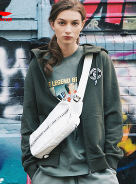 李宁正品新巴黎时装周走秀同款系列休闲斜挎运动包单肩包ABDN192