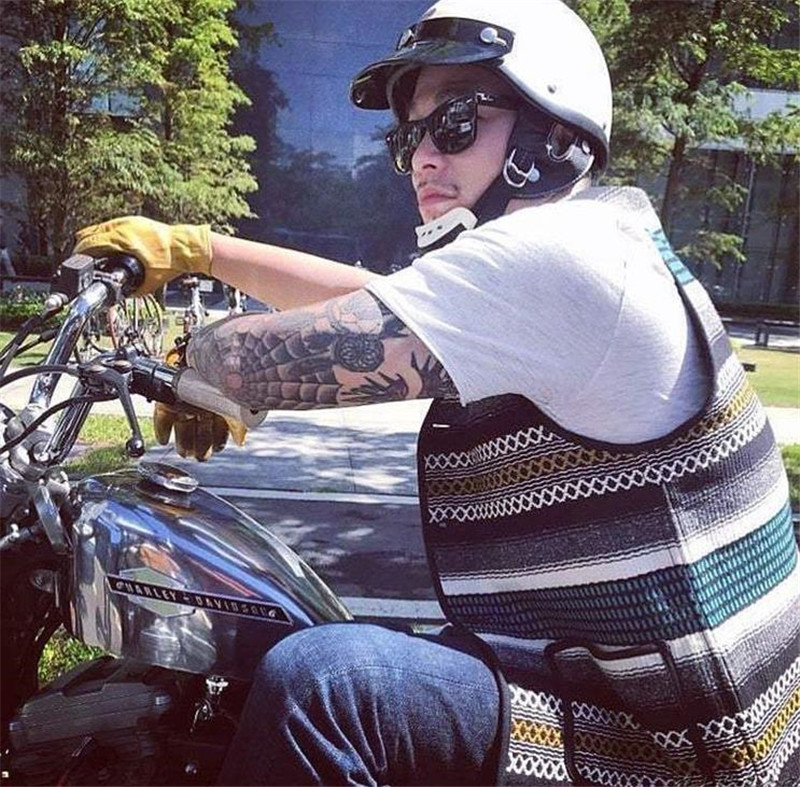 Bornfree轻量纤维60年代经典复古机车半盔 Shorty 哈雷头盔瓢盔