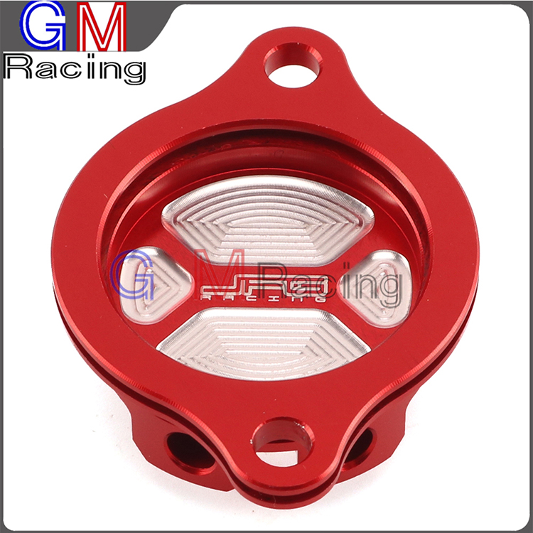 适用本田CRF250R/CRF250X机滤盖铝合金CNC机油滤芯盖