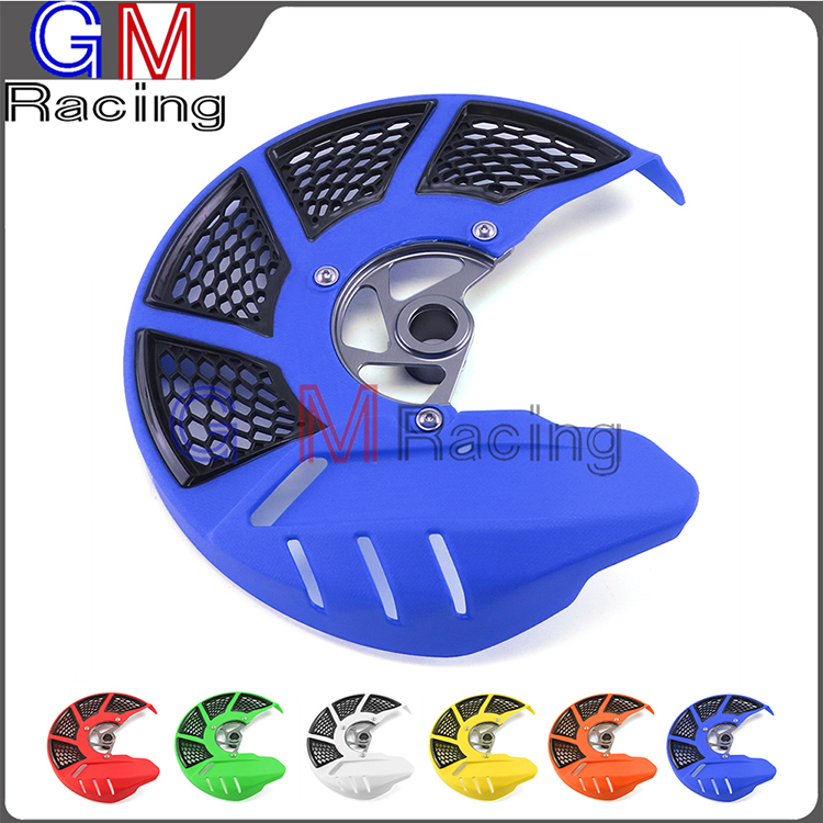 适用雅马哈YZ/YZF/WR/125X/250F/450F/250X前刹车碟刹盘保护罩壳