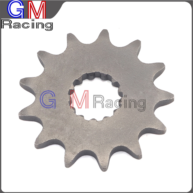 适用雅马哈YZ/YZF/WR/250/400F/426F/450F前链轮小牙盘小齿小飞轮