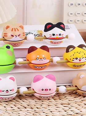 情绪稳定神器敲木鱼儿童玩具桌摆件卡皮巴拉乌龟小马宝莉磁吸画板