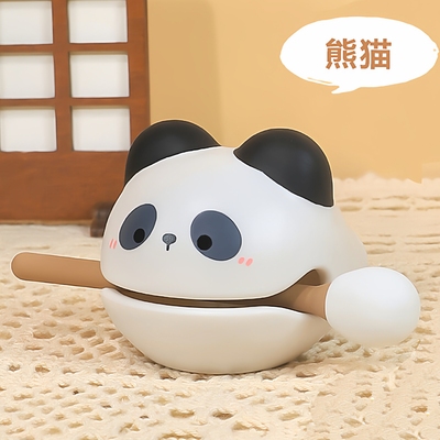 熊猫玩具儿童木鱼敲打卡皮巴拉求签龟卜解压摆件车载搞怪小马宝莉
