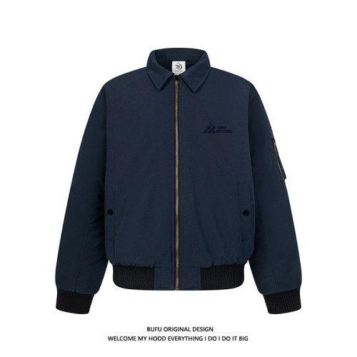 外穿翻领春秋季宽松口袋装饰