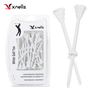 Xnells高尔夫超细网红球tee 塑料限位球钉 下场配件用品 不易打断
