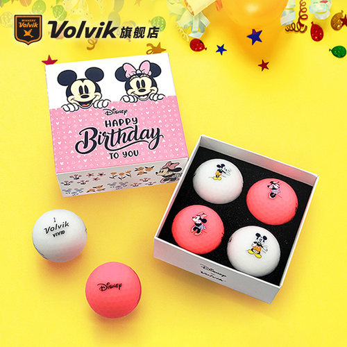 Volvik沃维克高尔夫迪士尼彩球
