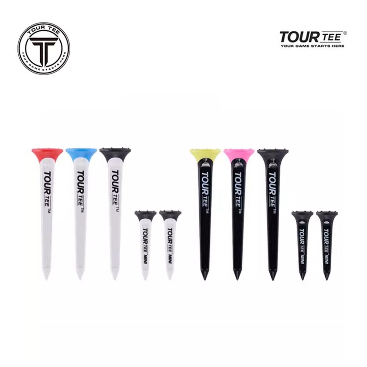 TOUR TEE PRO进口高尔夫球Tee长短tee球钉golf发球梯球托用品配件