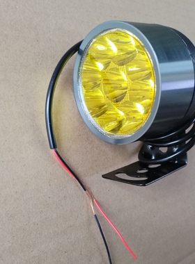 【9769人关注】电动车射灯黄光外置电动车灯摩托车射灯27W聚光