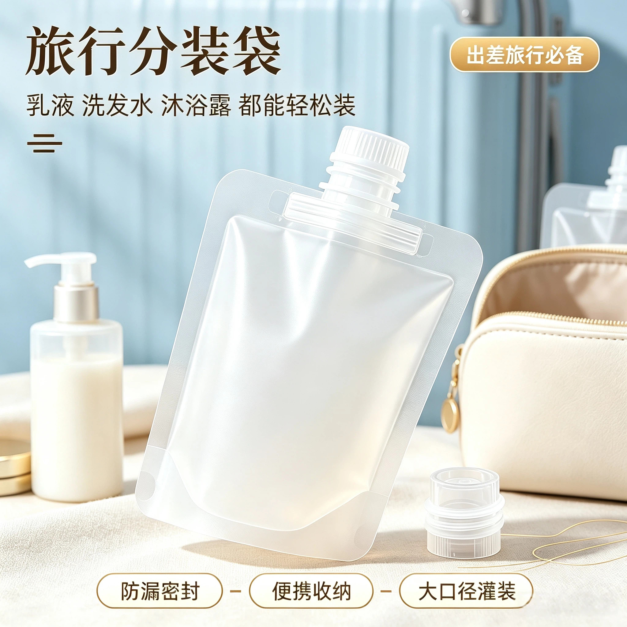 旅行乳液分装袋护肤化妆品