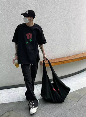 重磅之选PK CargoPants水洗做旧裤脚纽扣拉链前口袋高街工装裤