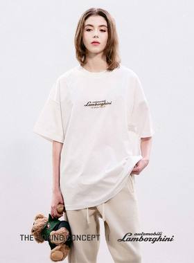 THE BORING CONCEPT TBC｜兰博基尼男女潮流宽松印花休闲短袖tee