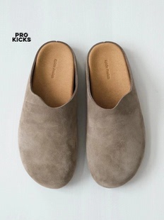 Epide Prefab Loafers 24ss 新款复古潮流休闲麂皮穆勒包头拖鞋